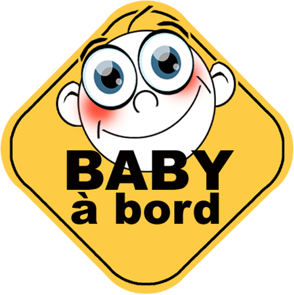 Baby à bord universel - 15cm - Sticker/autocollant