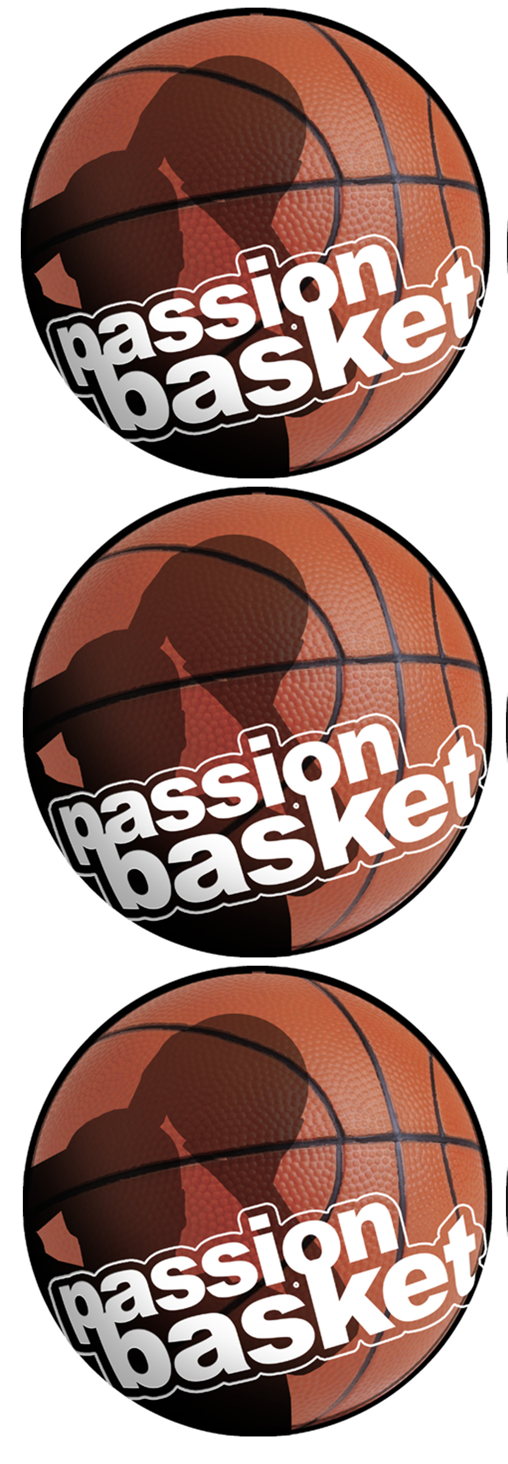 Basket SHOOT - 3X10cm - Sticker/autocollant