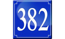 numéroderue382 classique - 10cm - Sticker/autocollant