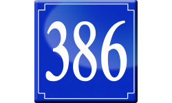 numéroderue386 classique - 10cm - Sticker/autocollant