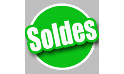 solde VERT - 15cm - Sticker/autocollant