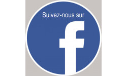 Facebook - 10cm - Sticker/autocollant