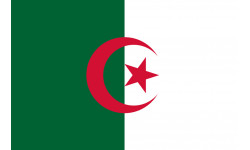 Drapeau Algérie - 15x10cm - Sticker/autocollant