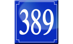 numéroderue389 classique - 10cm - Sticker/autocollant