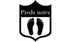 sticker / autocollant : blason Pieds noirs  - 20x15cm - Sticker/autocollant