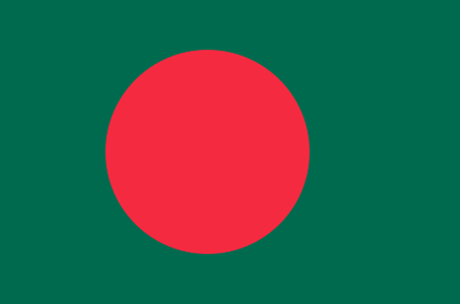 Drapeau Bangladesh - 15x10 cm - Sticker/autocollant