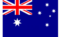 Drapeau Australie - 19.5x13cm - Sticker/autocollant