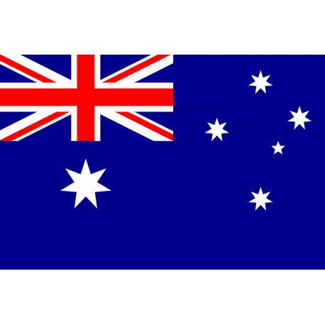 Drapeau Australie - 5x3.3cm - Sticker/autocollant