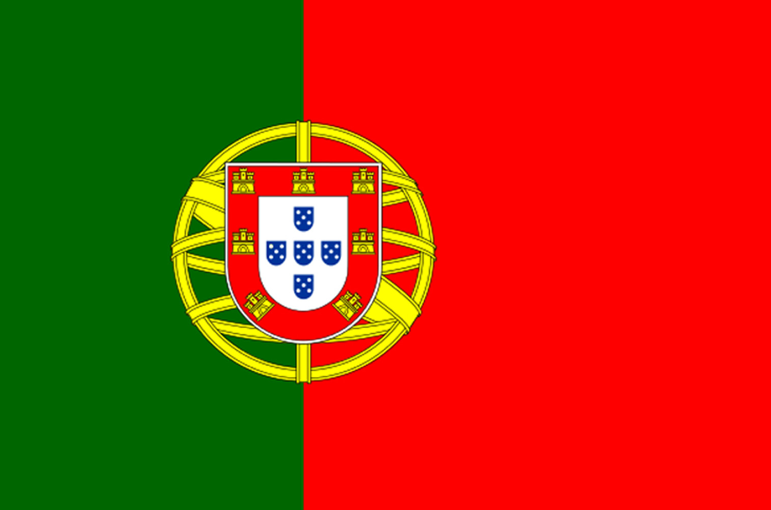 Drapeau Portugal - 19,5x13cm - Sticker/autocollant