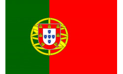 Drapeau Portugal - 15x10cm - Sticker/autocollant