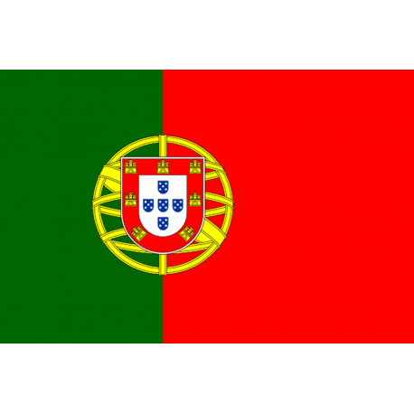 Drapeau Portugal - 5x3.3cm - Sticker/autocollant