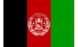 Drapeau Afghanistan - 5x3.3 cm - Sticker/autocollant