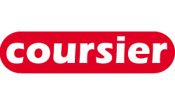 Coursier rouge - 15x3.5cm - Sticker/autocollant