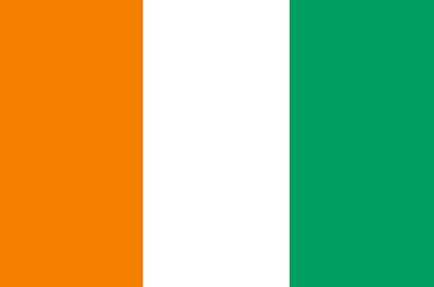 Drapeau Côte d'Ivoire - 19.5 x 13 cm - Sticker/autocollant