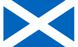 Drapeau Ecosse - 19.5 x 13 cm - Sticker/autocollant