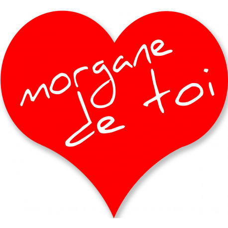 morgane de toi - 20x18cm - Sticker/autocollant