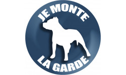 Je monte la garde - 9cm - Sticker/autocollant