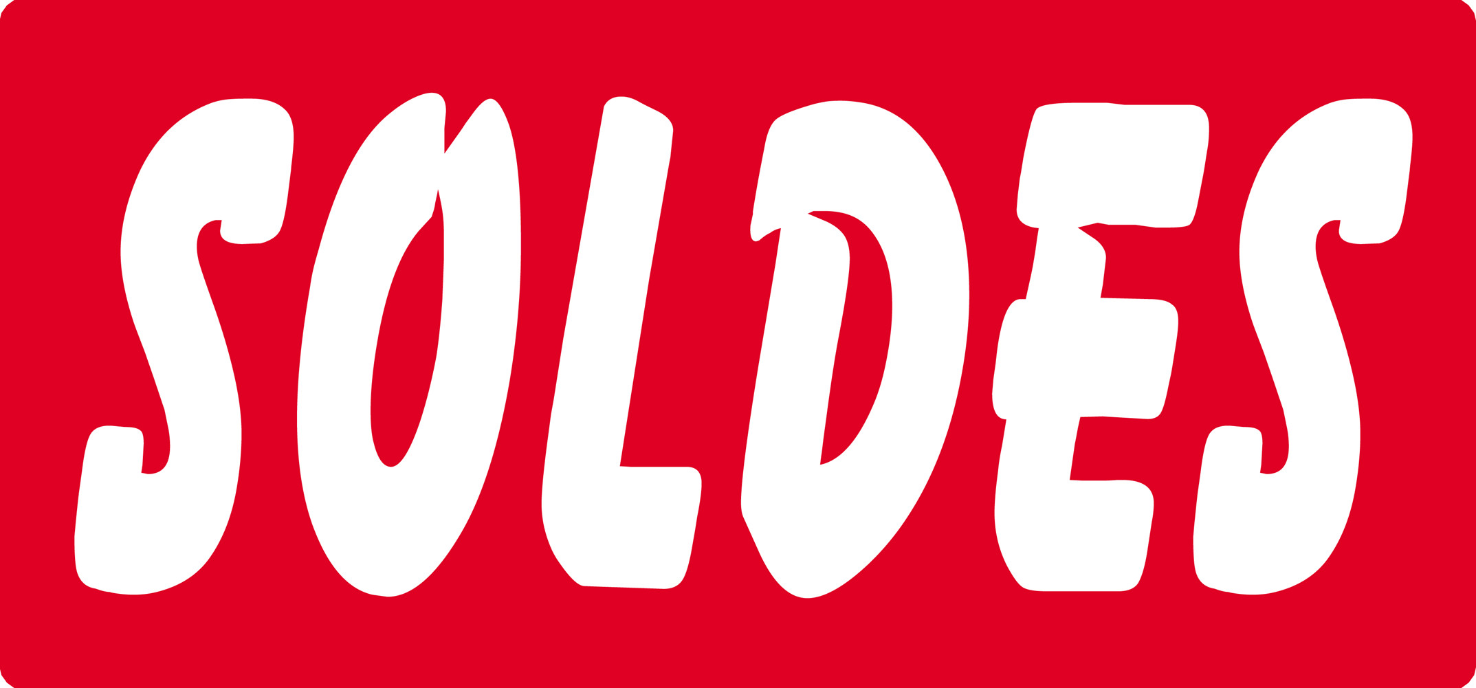 SOLDES R3 - 30x14 cm - Sticker/autocollant