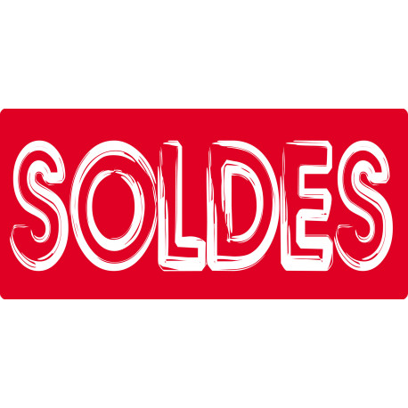 SOLDES R4 - 15x7cm - Sticker/autocollant