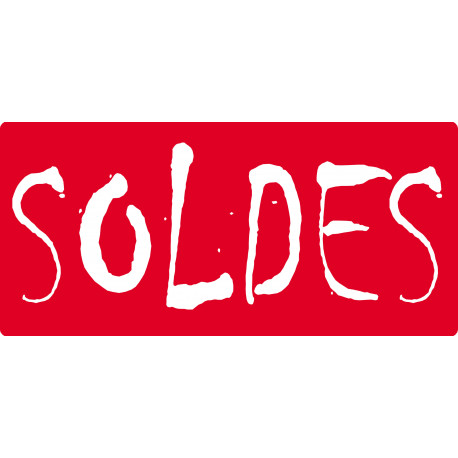 SOLDES R13 - 30x14cm - Sticker/autocollant