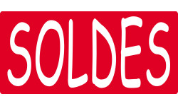 SOLDES R14 - 30x14cm - Sticker/autocollant