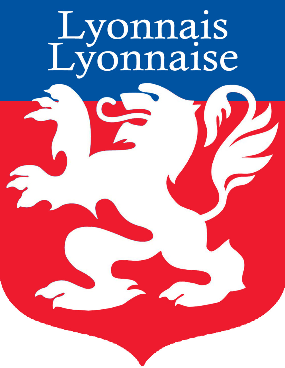 Lyonnais Lyonnaise - 20x15,5cm - Sticker/autocollant