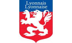 Lyonnais Lyonnaise - 15x11,5cm - Sticker/autocollant