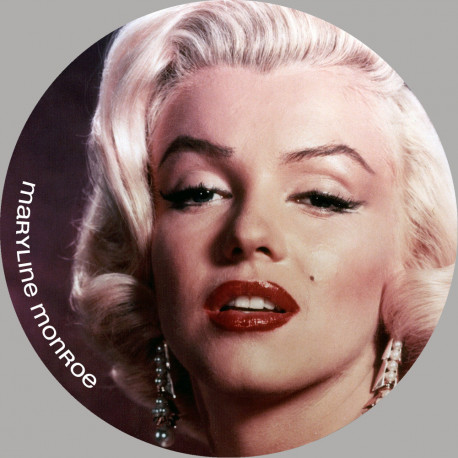 maryline monroe - 5cm - Sticker/autocollant