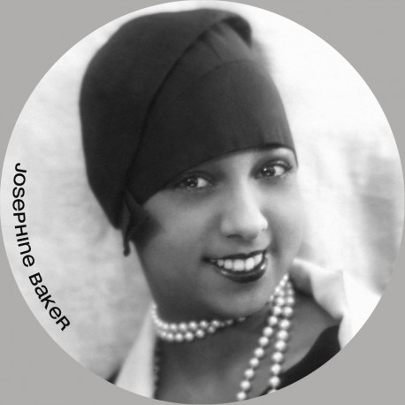 Joséphine Baker (20x20cm) - Sticker/autocollant