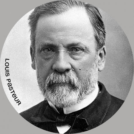 Louis Pasteur (5x5cm) - Sticker/autocollant