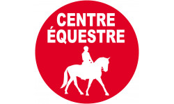 Centre équestre - 10cm - Sticker/autocollant