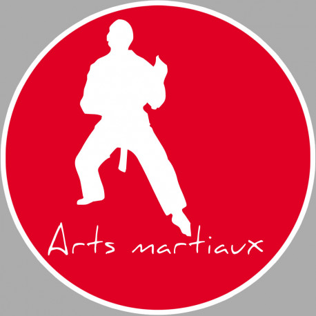 Arts martiaux 4 - 20cm - Sticker/autocollant