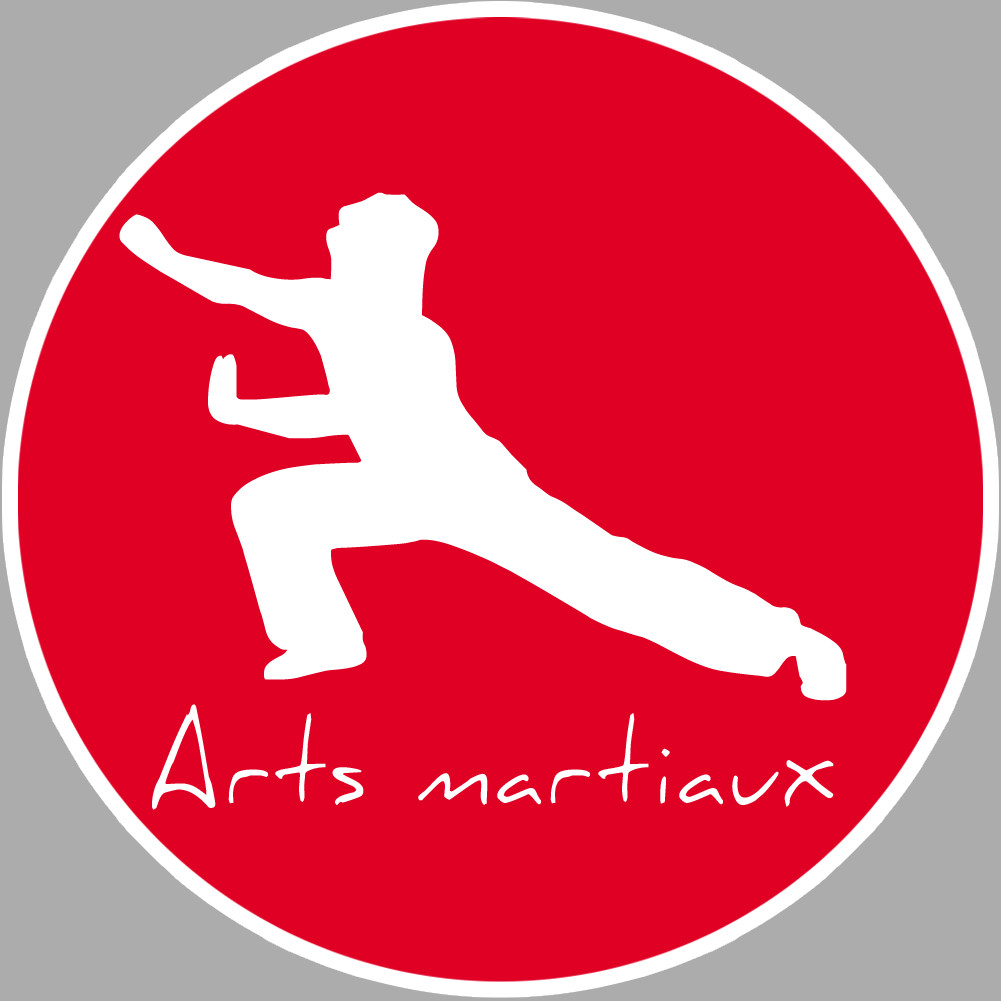 Arts martiaux série 3 - 15cm - Sticker/autocollant