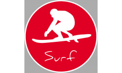 Surf - 15cm - Sticker/autocollant