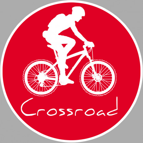 Crossroad - 10cm - Sticker/autocollant