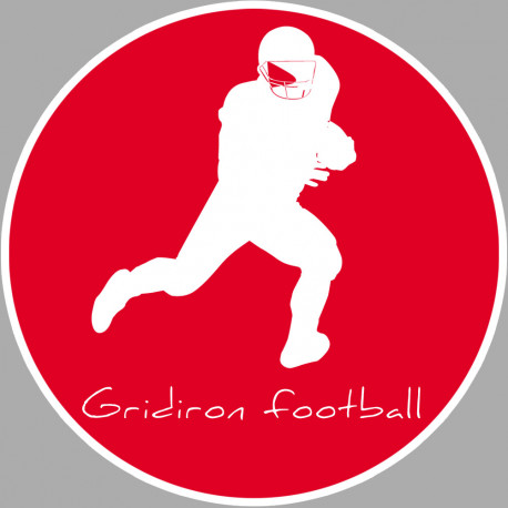 Gridiron football - 15cm - Sticker/autocollant