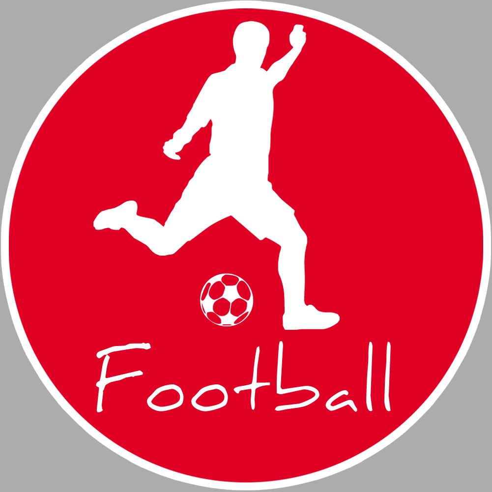 Football tir - 5cm - Sticker/autocollant