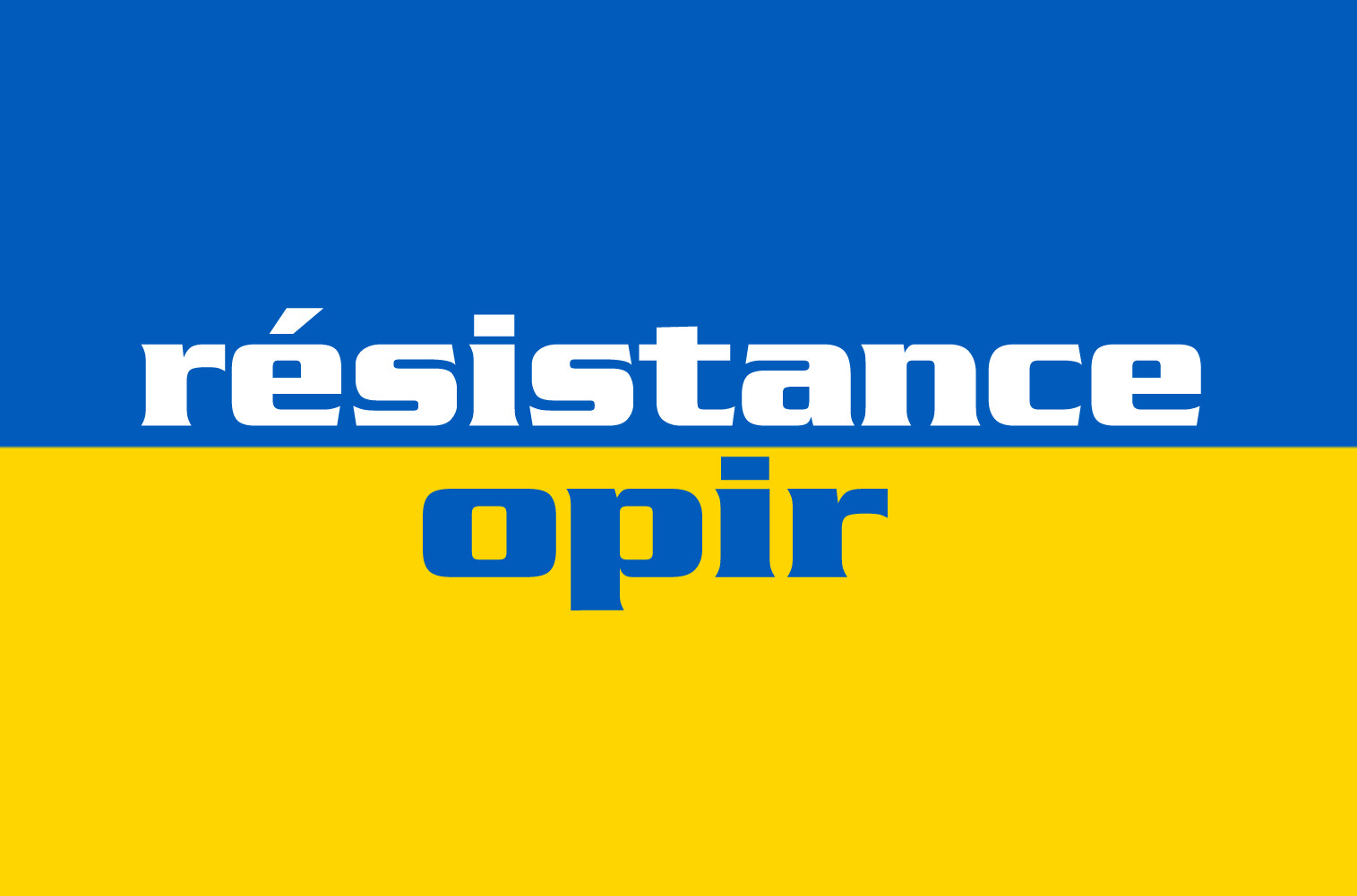 Ukraine résistance opir - 5cm - Sticker/autocollant