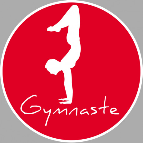 Gymnastique Sol - 10cm - Sticker/autocollant