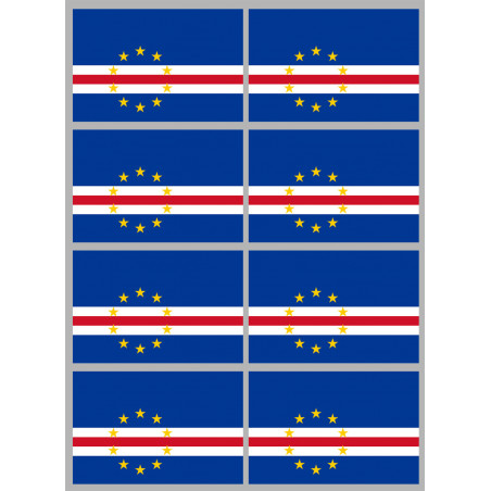 Sticker Flag of Cap-Vert 