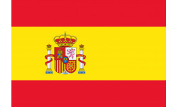 drapeauEspagne - 10x6,8cm - Sticker/autocollant