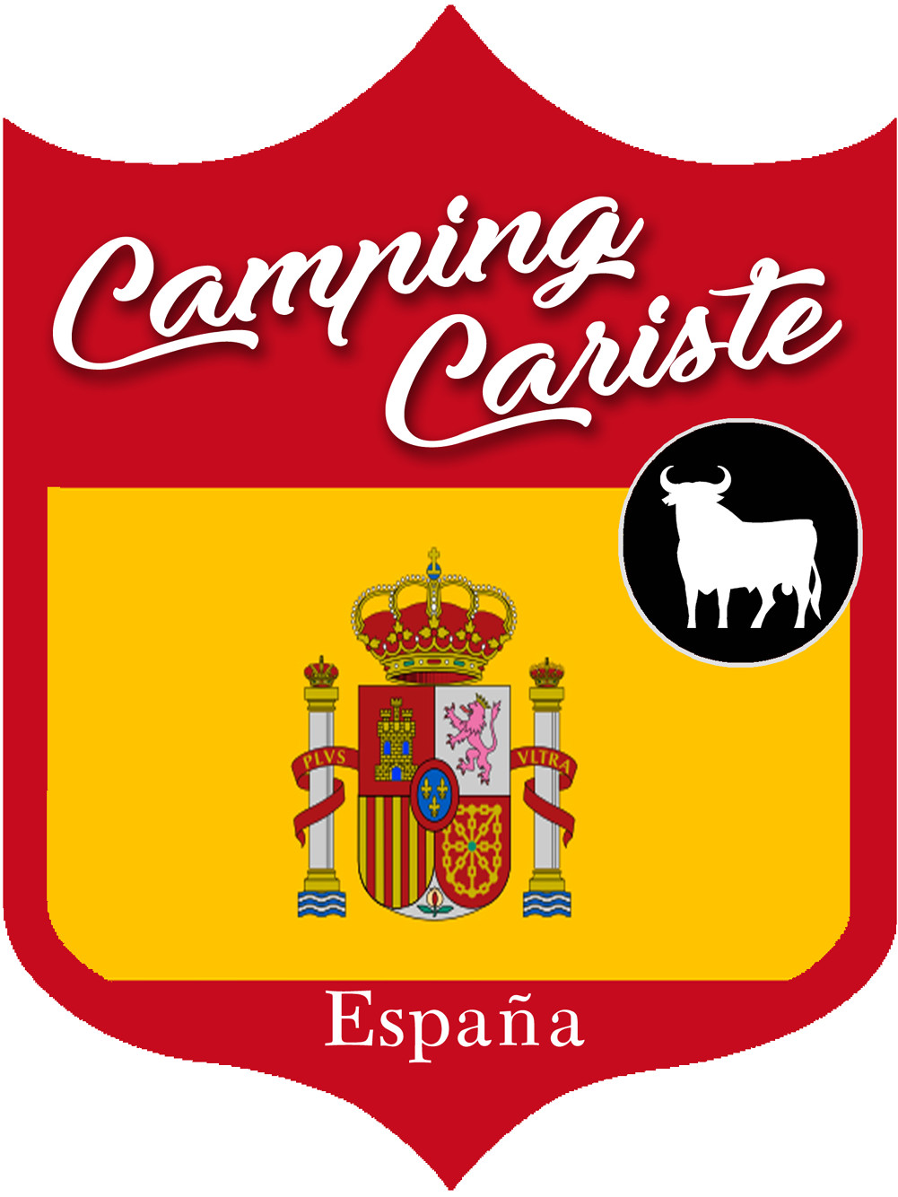 Campingcariste Espagne - 10x7,5cm - Sticker/autocollant