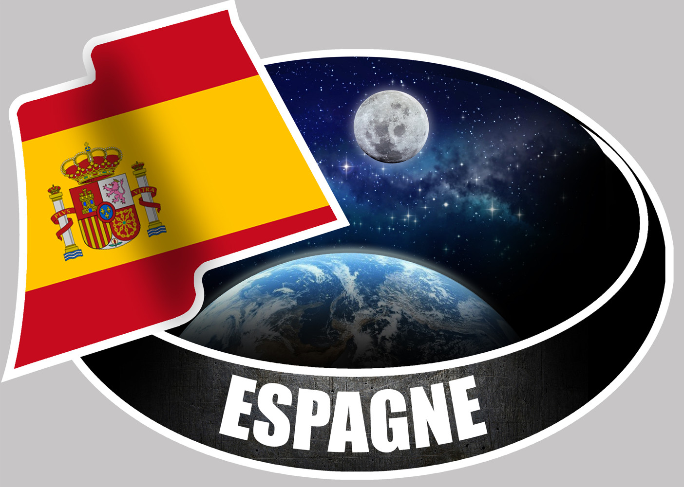 ESPAGNE - 10x14cm - Sticker/autocollant