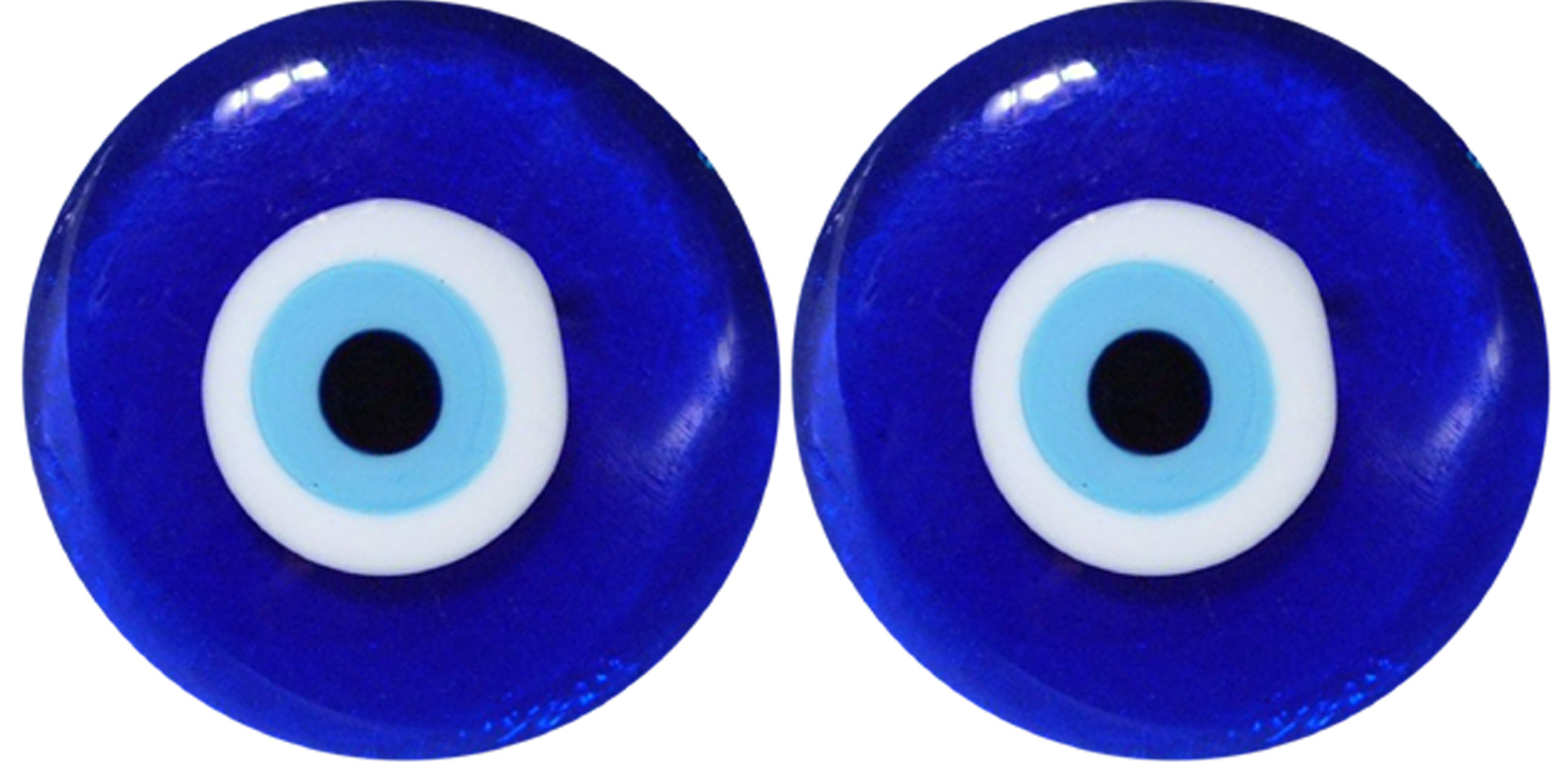 Oeil bleu Nazar boncuk - 2 stickers de 5cm - Sticker/autocollant