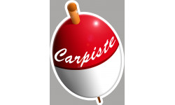 bouchon de carpiste - 10x7cm - Sticker/autocollant