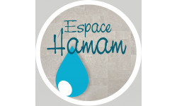 hamam espace - 10cm - Sticker/autocollant