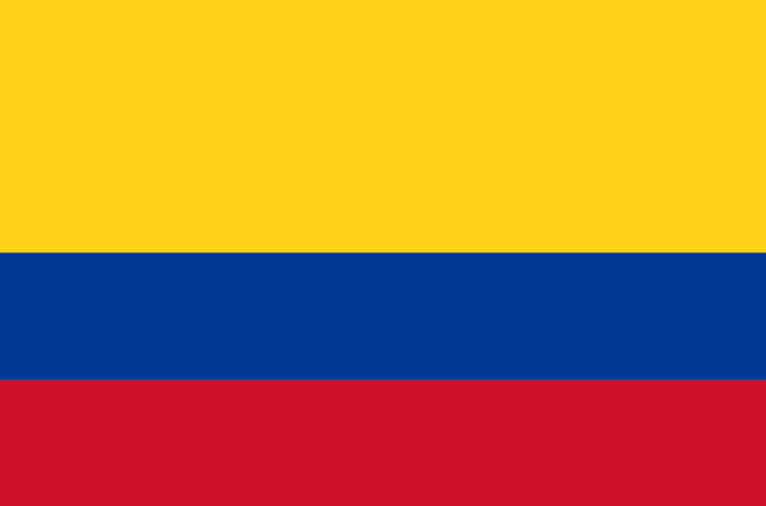 Drapeau Colombie - 19.5 x 13 cm - Sticker/autocollant