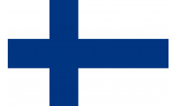 Drapeau Finlande - 19.5x13cm - Sticker/autocollant