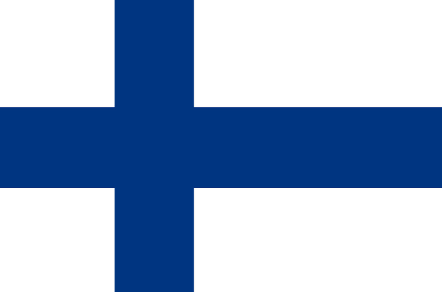 Drapeau Finlande - 19.5x13cm - Sticker/autocollant