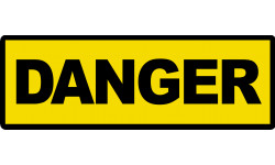 danger - 29x10cm - Sticker/autocollant